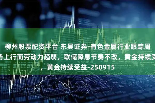 柳州股票配资平台 东吴证券-有色金属行业跟踪周报：通胀趋势上行而劳动力趋弱，联储降息节奏不改，黄金持续受益-250915