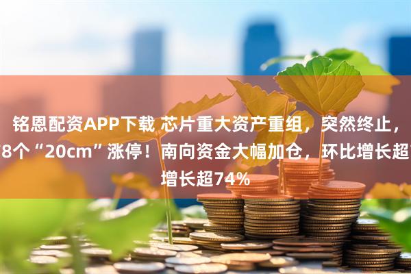 铭恩配资APP下载 芯片重大资产重组，突然终止，此前8个“20cm”涨停！南向资金大幅加仓，环比增长超74%