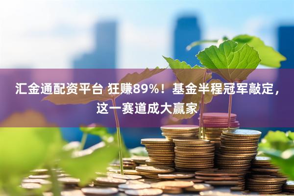 汇金通配资平台 狂赚89%！基金半程冠军敲定，这一赛道成大赢家